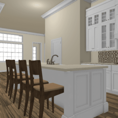 Kitchen Remodel - More seating around the island