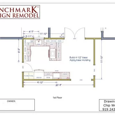 Benchmark Remodel Kitchen design