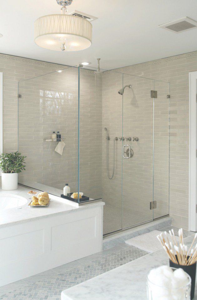 How to make a small bathroom feel big - glass shower enclosures