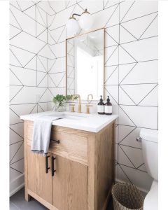 Small Bathroom remodel wallpaper