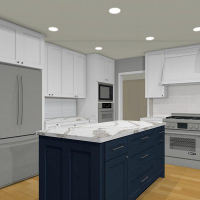 3D Kitchen Design by Benchmark Design