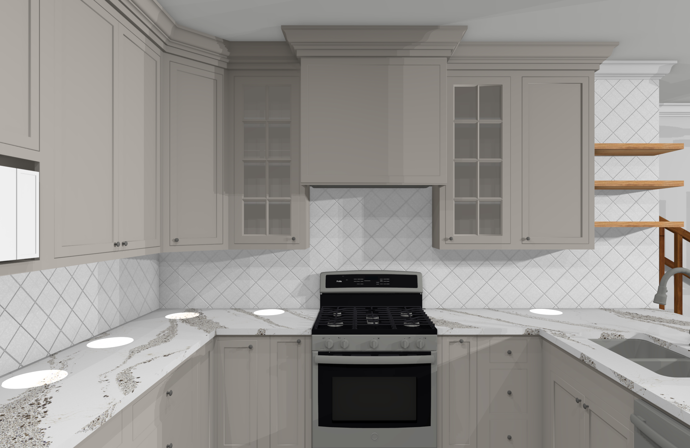 Riverbirch Remodeling 3D Kitchen Remodel Design