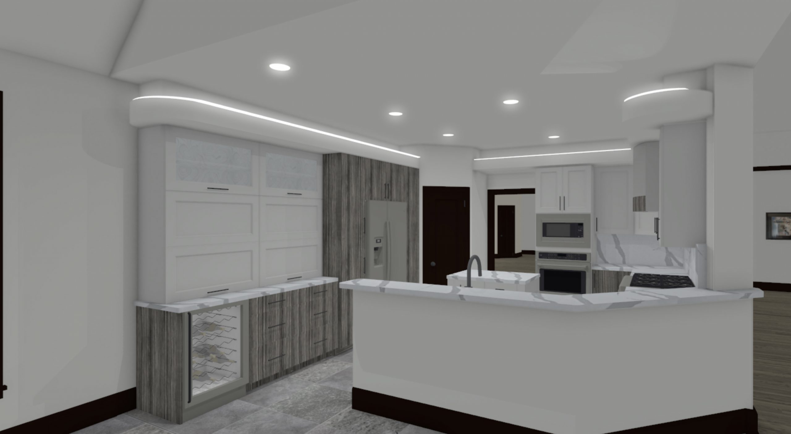 Riverbirch Remodel 3D modern kitchen design