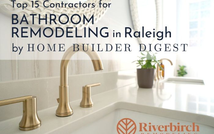 Rated one of the best bathroom remodeling companies in Raleigh be Home Builder Digest