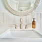 Beautiful Modern Master bathroom design and remodel by Riverbirch Remodeling