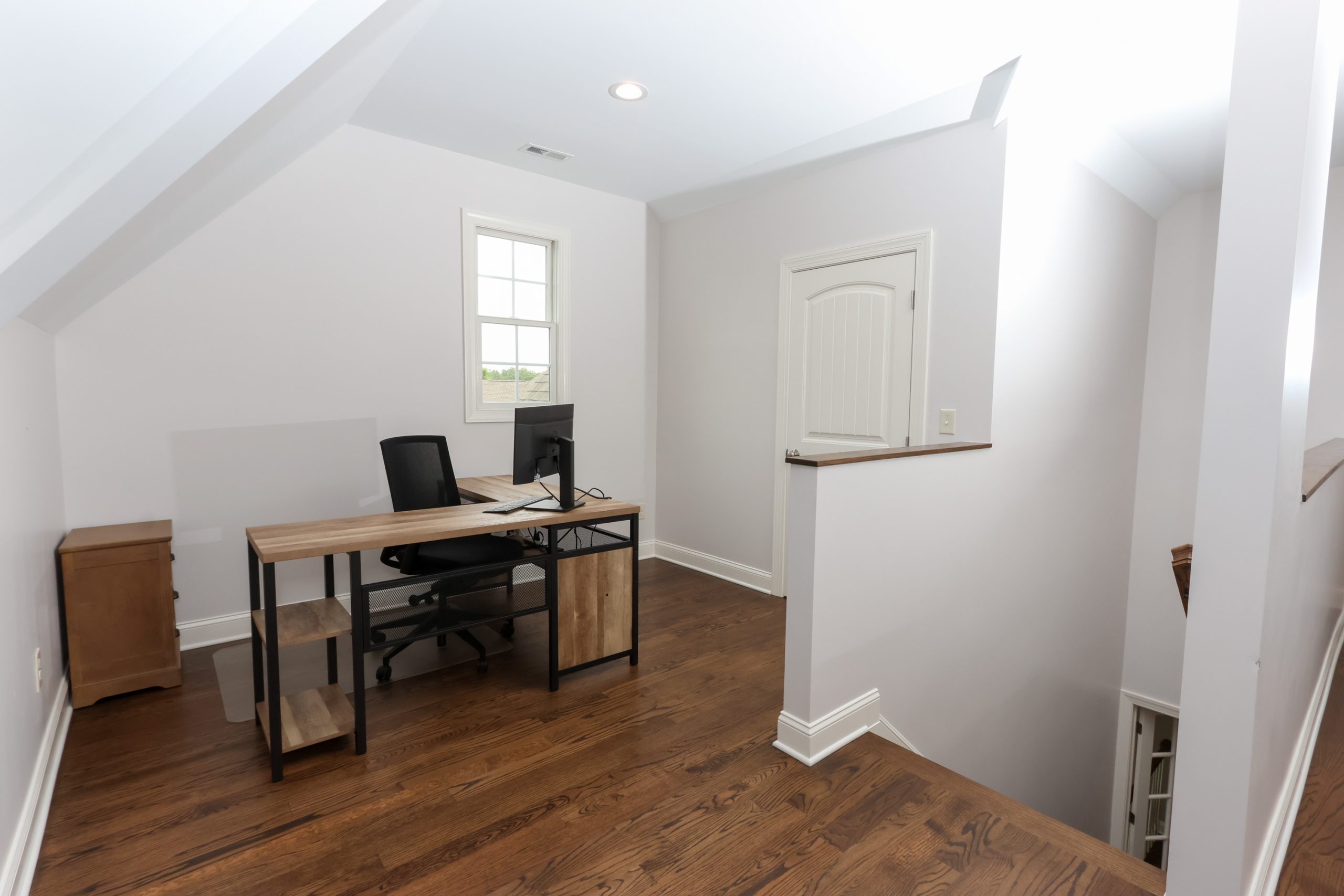 attic office area