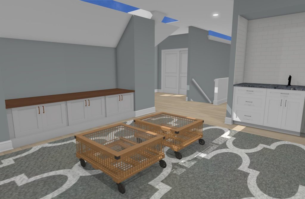 whole house renovation 3D image
