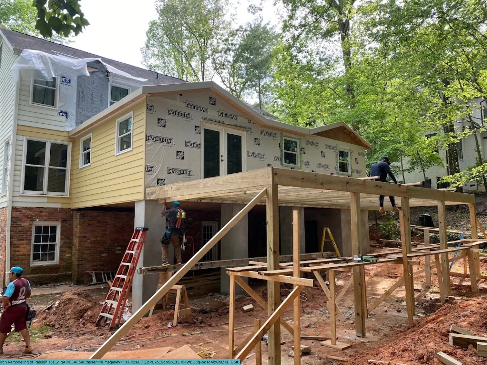 Addition and large wrap around porch